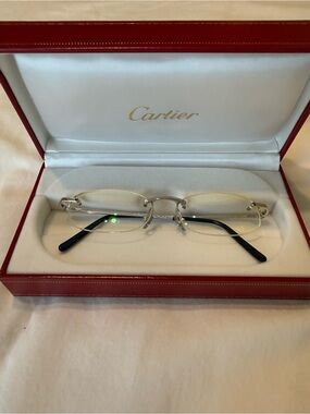Cartier Rimless Rimless Titanium Glasses